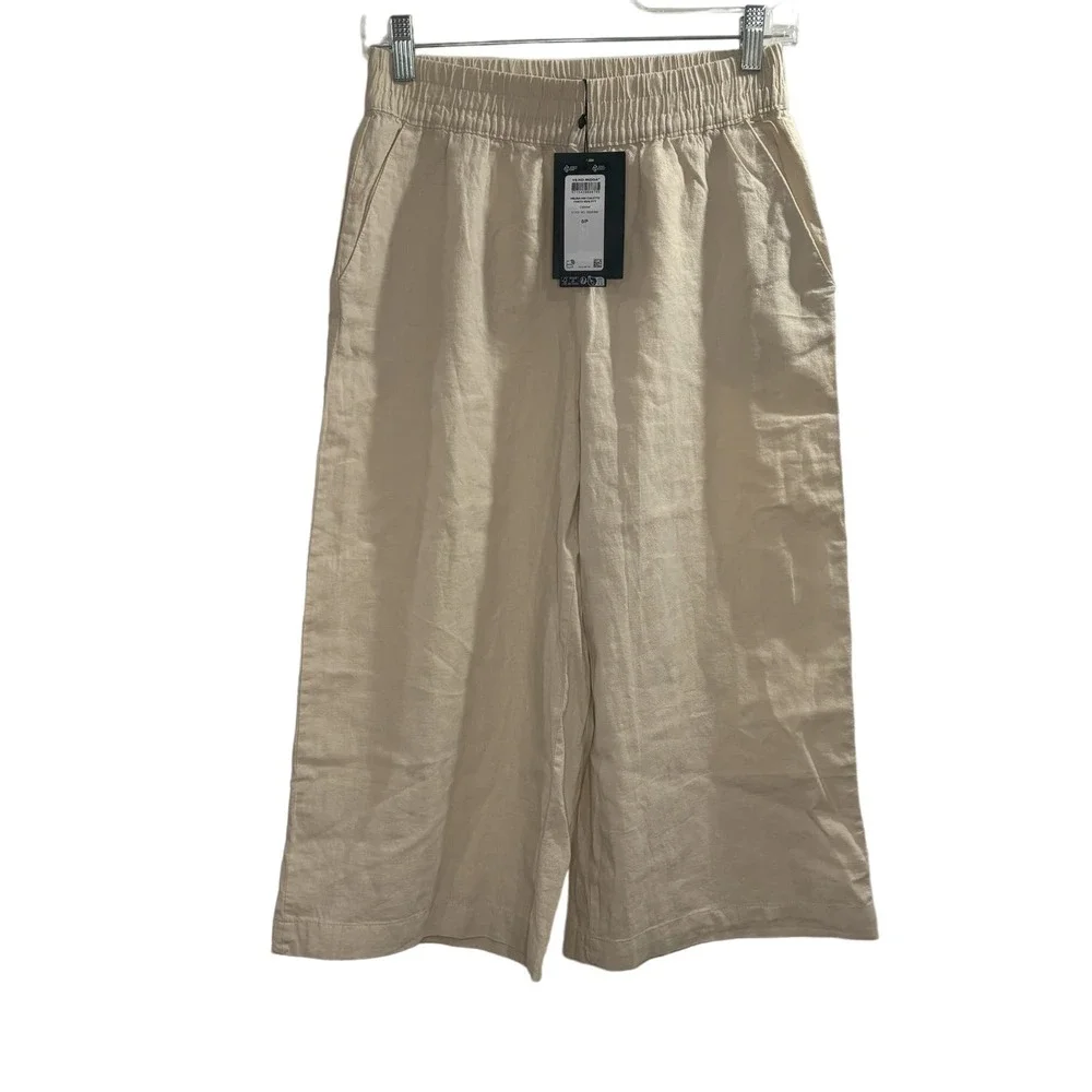 Vero Moda‎ NWT - Culotte Pants in Cream High Waisted Wide Leg Size Small